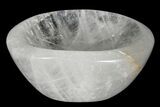 Polished Quartz Bowl - Madagascar #169147-1